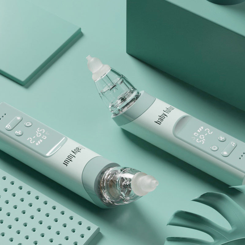 đ¶ Aspirateur Nasal Ălectrique 2-en-1 | BĂ©bĂ© & Soin Visage (point noir)