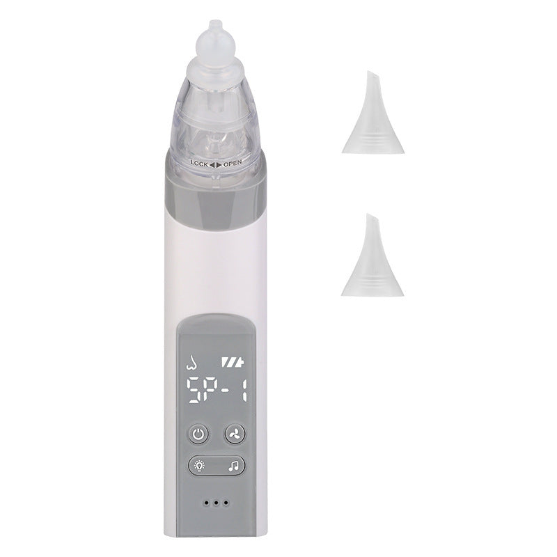 đ¶ Aspirateur Nasal Ălectrique 2-en-1 | BĂ©bĂ© & Soin Visage (point noir)