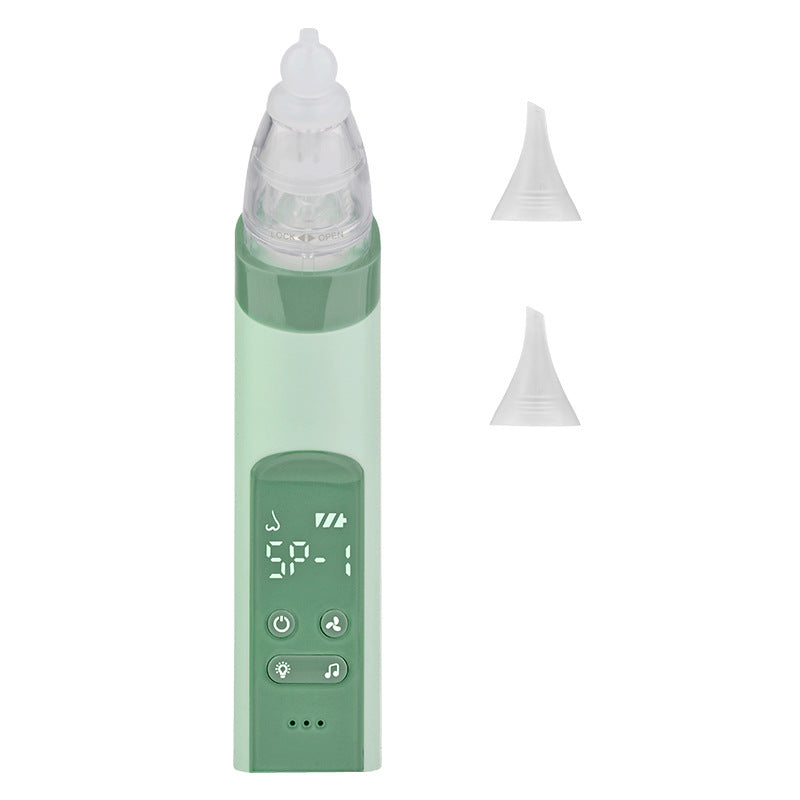 đ¶ Aspirateur Nasal Ălectrique 2-en-1 | BĂ©bĂ© & Soin Visage (point noir)