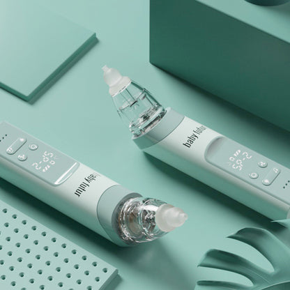 👶 Aspirateur Nasal Électrique 2-en-1 | Bébé & Soin Visage (point noir)