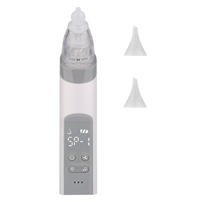 👶 Aspirateur Nasal Électrique 2-en-1 | Bébé & Soin Visage (point noir)